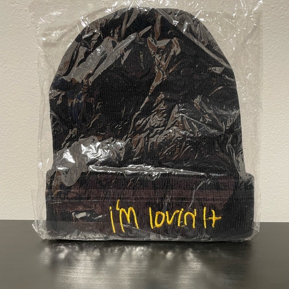 Cactus Jack McDonald’s Beanie Bundle X2 Black & Brown NEW Travis Scott Hip Hop - Picture 3 of 5